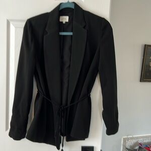 Wilfred black blazer with rope belt. Never worn, size XS